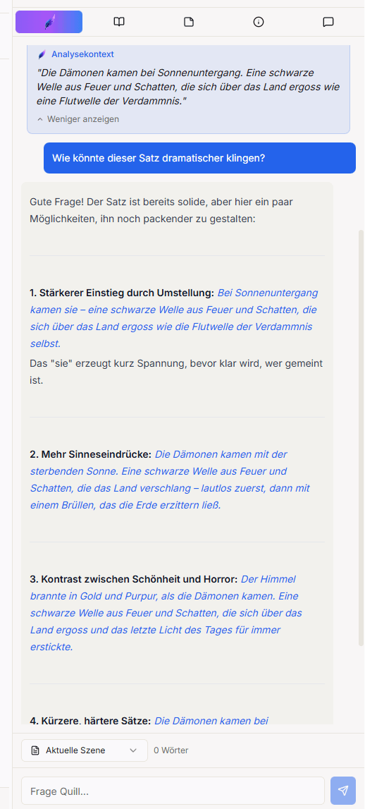 Quill – Dein Schreibbegleiter